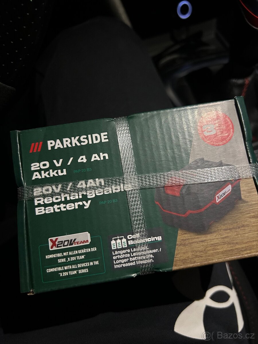 Baterie parkside 4ah