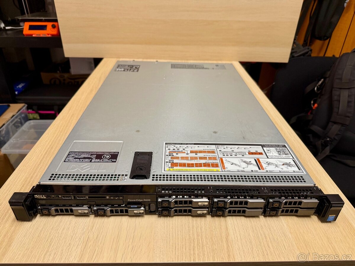 Server Dell PE R630, 16core, 128GB RAM, 1,2+4,8TB [AKCE]