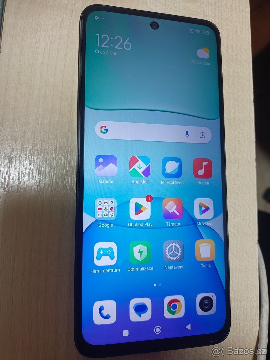 Mobil Xiaomi Redmi 13 s fólií, 6/128 GB, zánovní