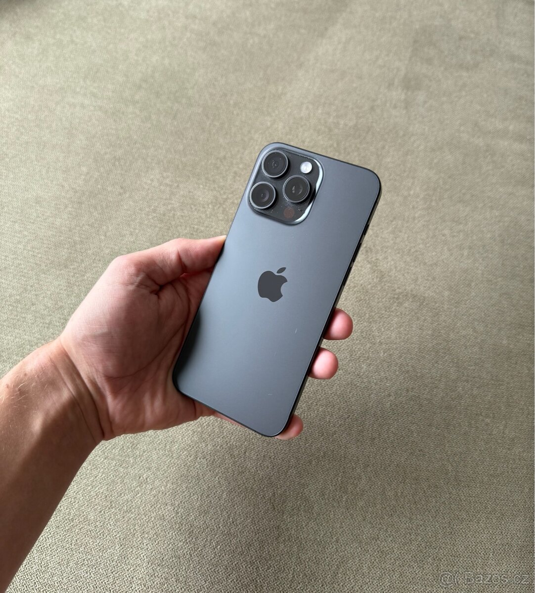 APPLE IPHONE 15 PRO MAX 256GB-ČERNÝ,ZÁRUKA