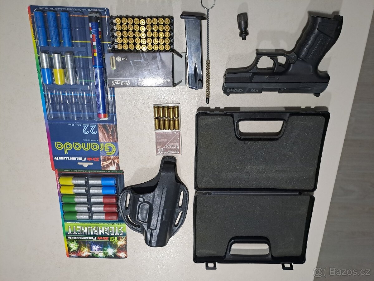 Plynová pistole Walther P 99 9mm