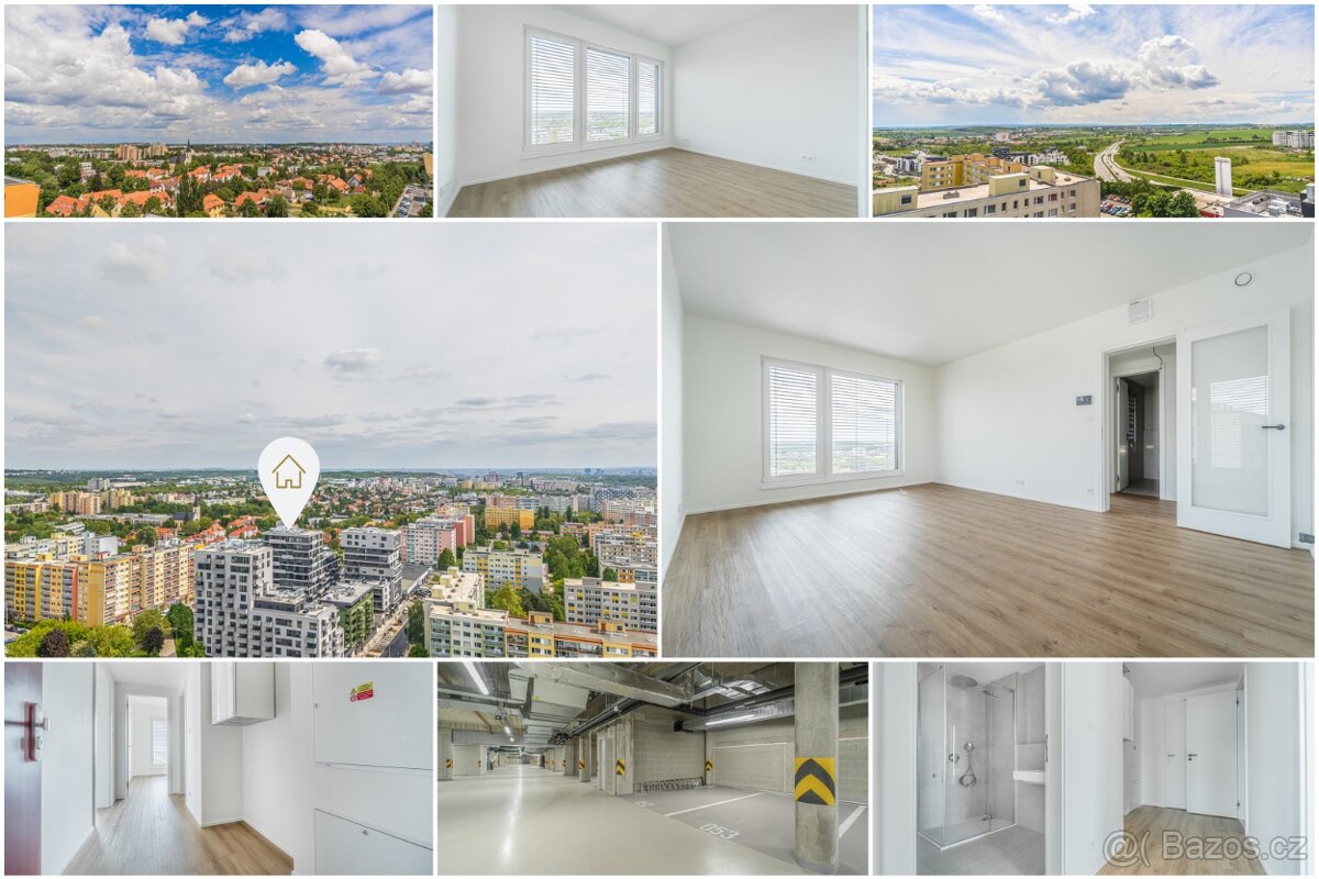 Nový nebydlený byt 2+kk, parkování, sklep, Praha 5