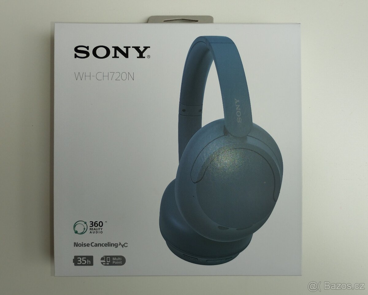 Sony Noise Cancelling WH-CH720N, modrá