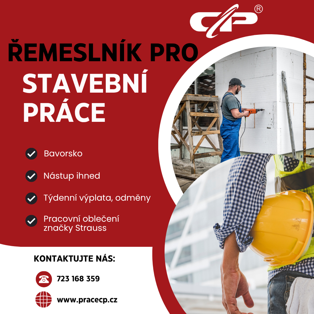 Německo s týdenní výplatou - Řemeslník pro stavební práce