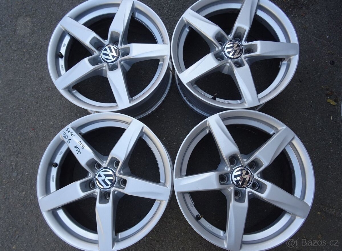 Alu disky na Volkswagen, 16", 5x112, ET 35, šíře 7,5J