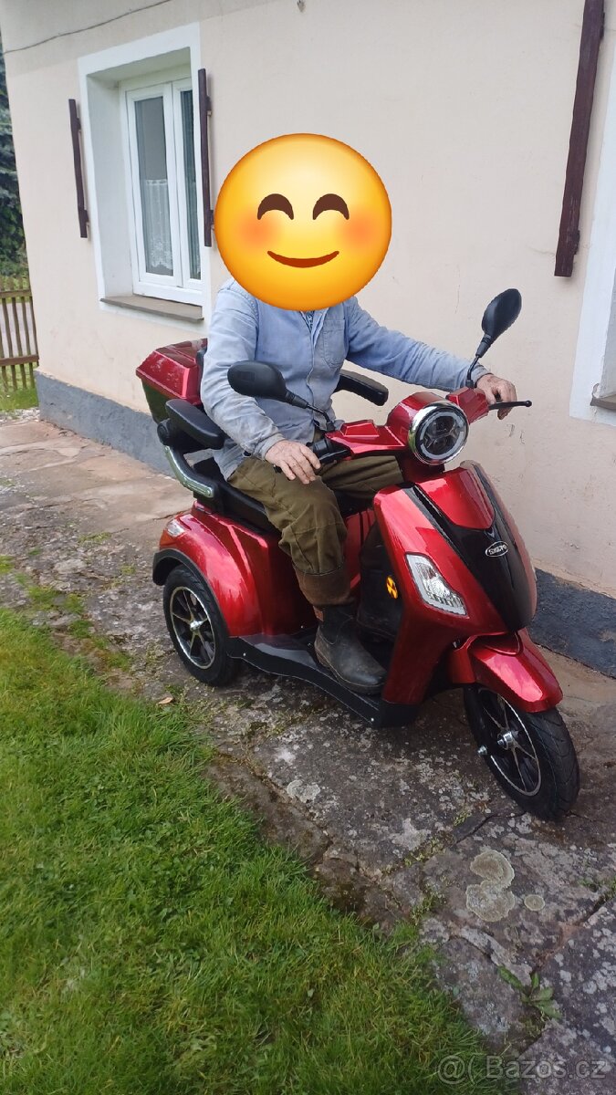 Elektrická tříkolka pro seniory