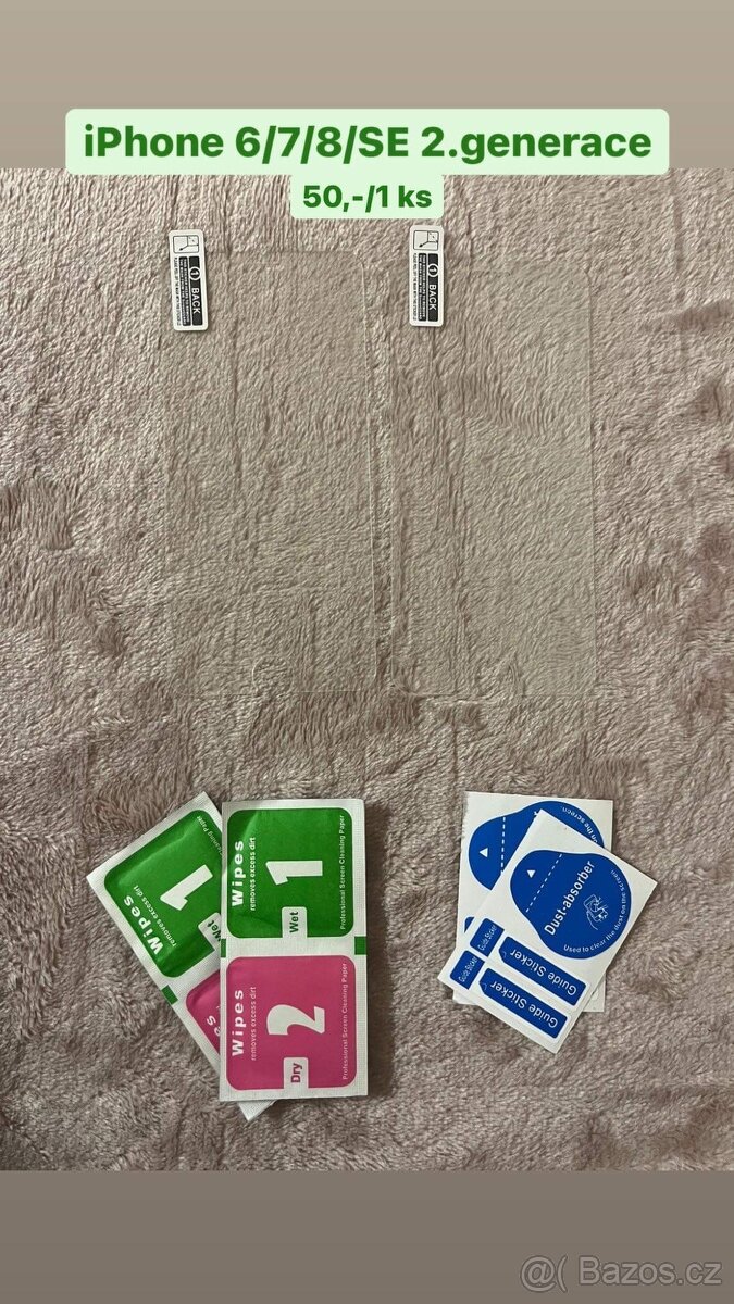 Skla na iPhone 6/7/8/SE 2. generace