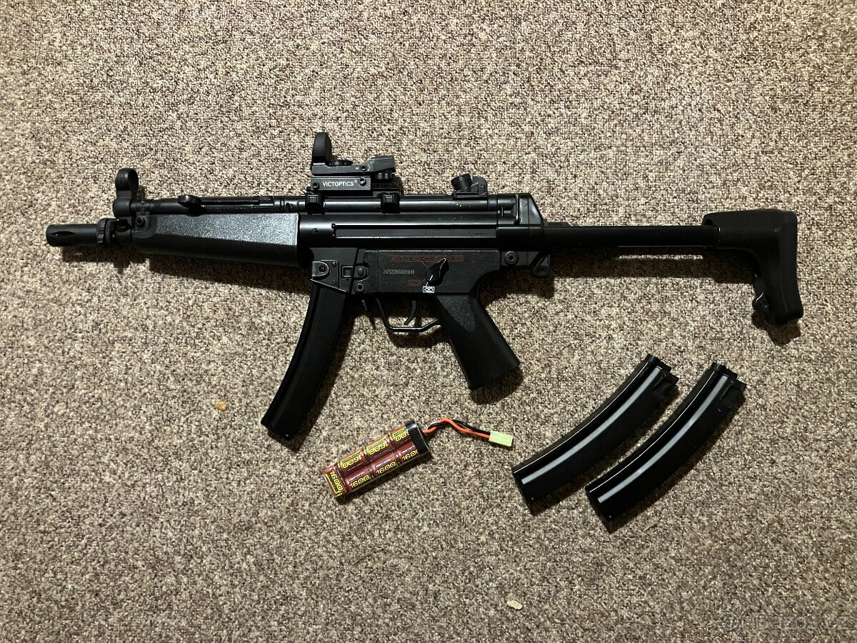 Airsoft samopal MP5 JG Works celokov