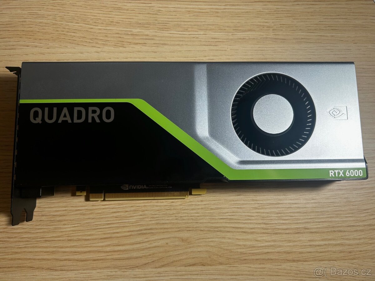 Grafická karta Nvidia Quadro RTX 6000 24GB