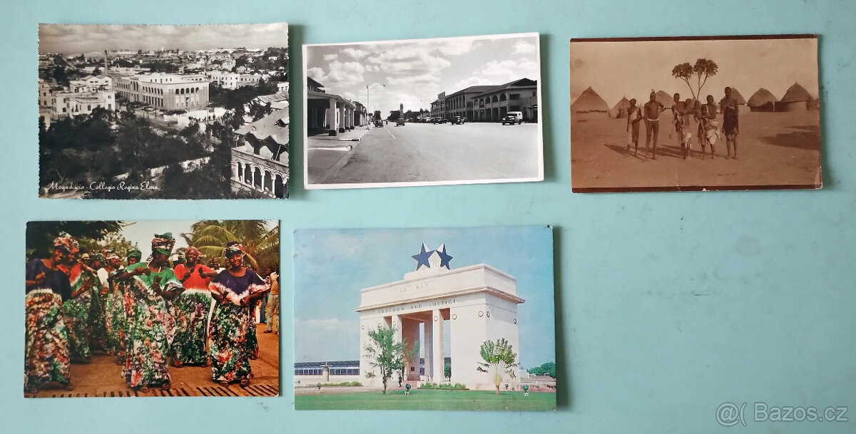 Staré pohlednice a průvodce cizina