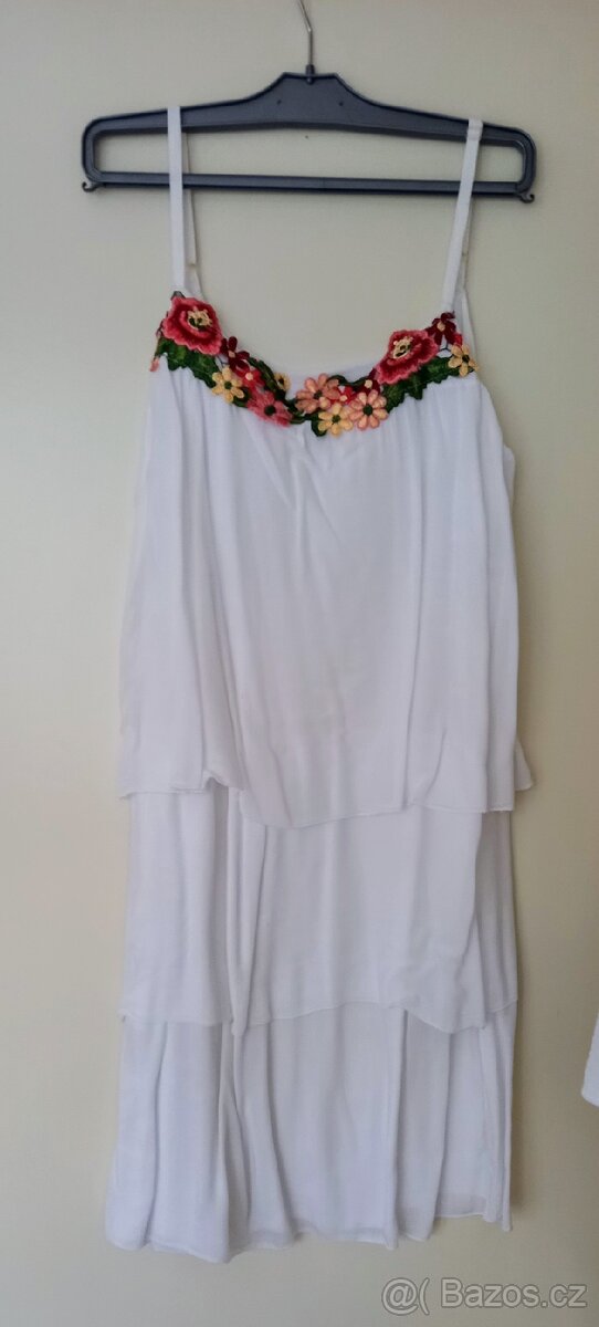bílé letni šaty vel.M