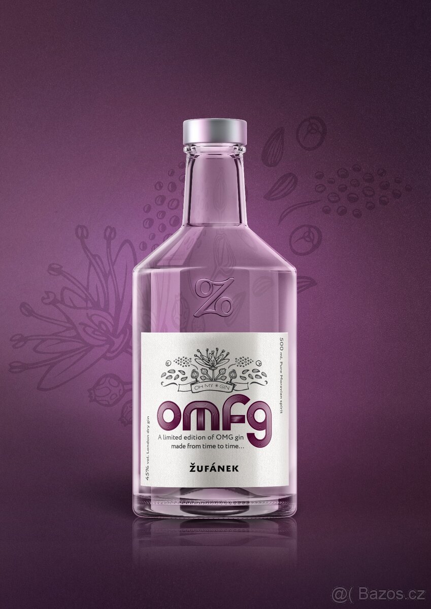 Prodám Žufánek Gin OMFG 2014-2024 (14 láhví)