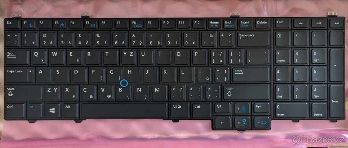 Česká podsvícená klávesnice pro notebook DELL Latitude E5540