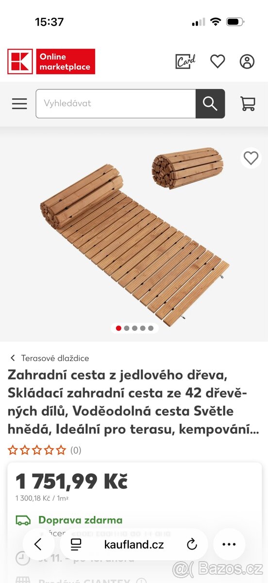 Dřevěný chodník