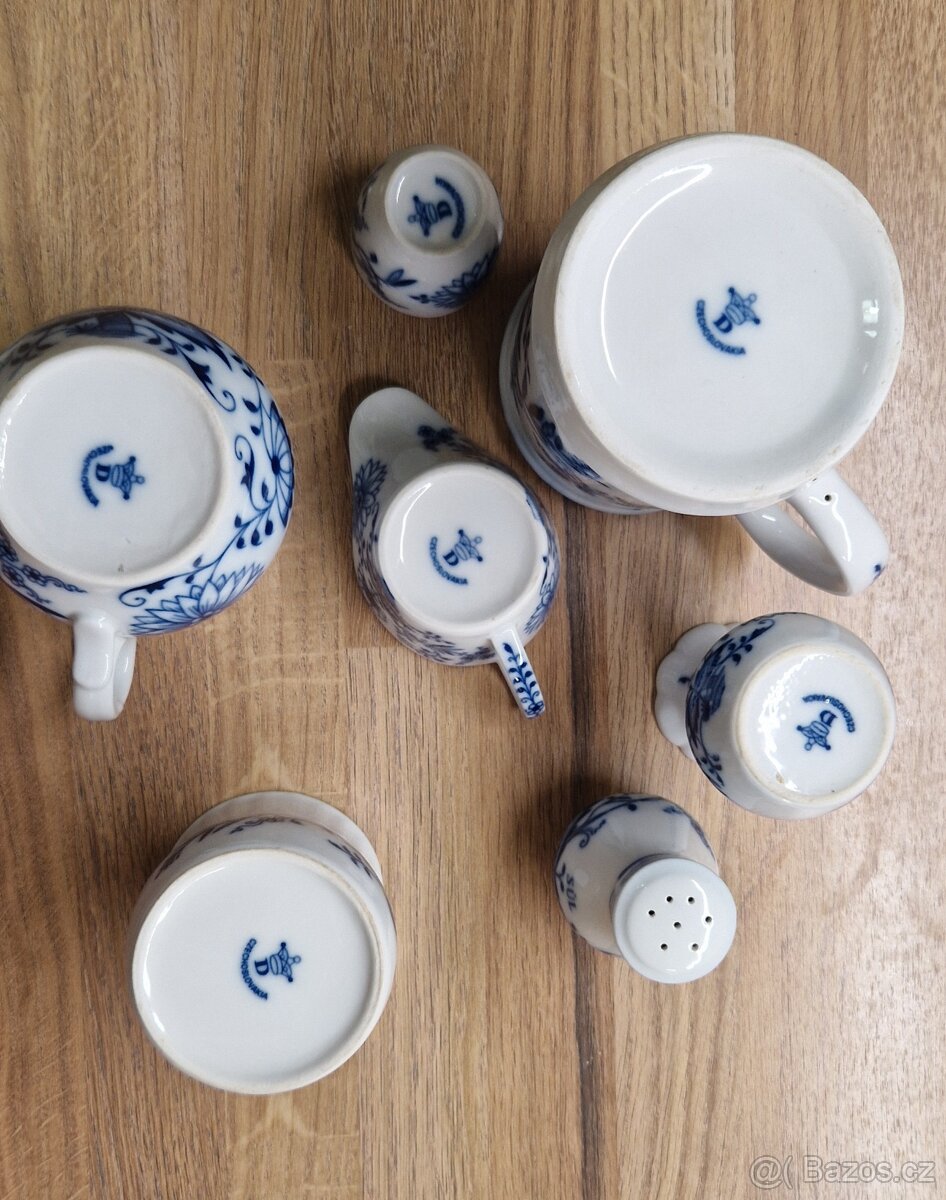 CIBULÁK – PORCELÁNOVÁ SADA 7 KS (ČESKÝ PORCELÁN)