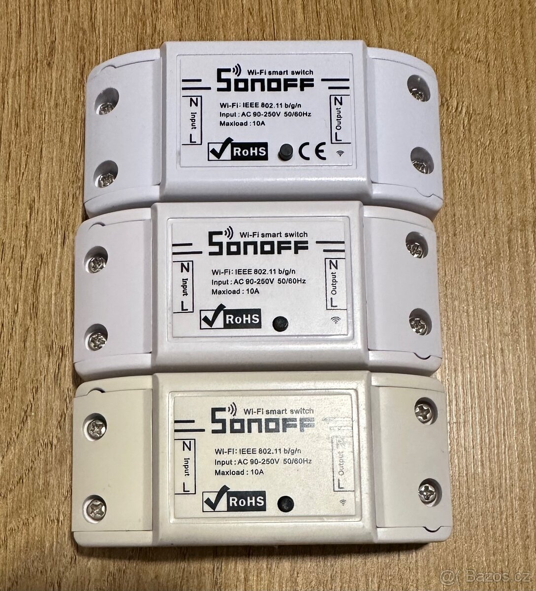 3x Sonoff Basic R2 - prosím číst popisek