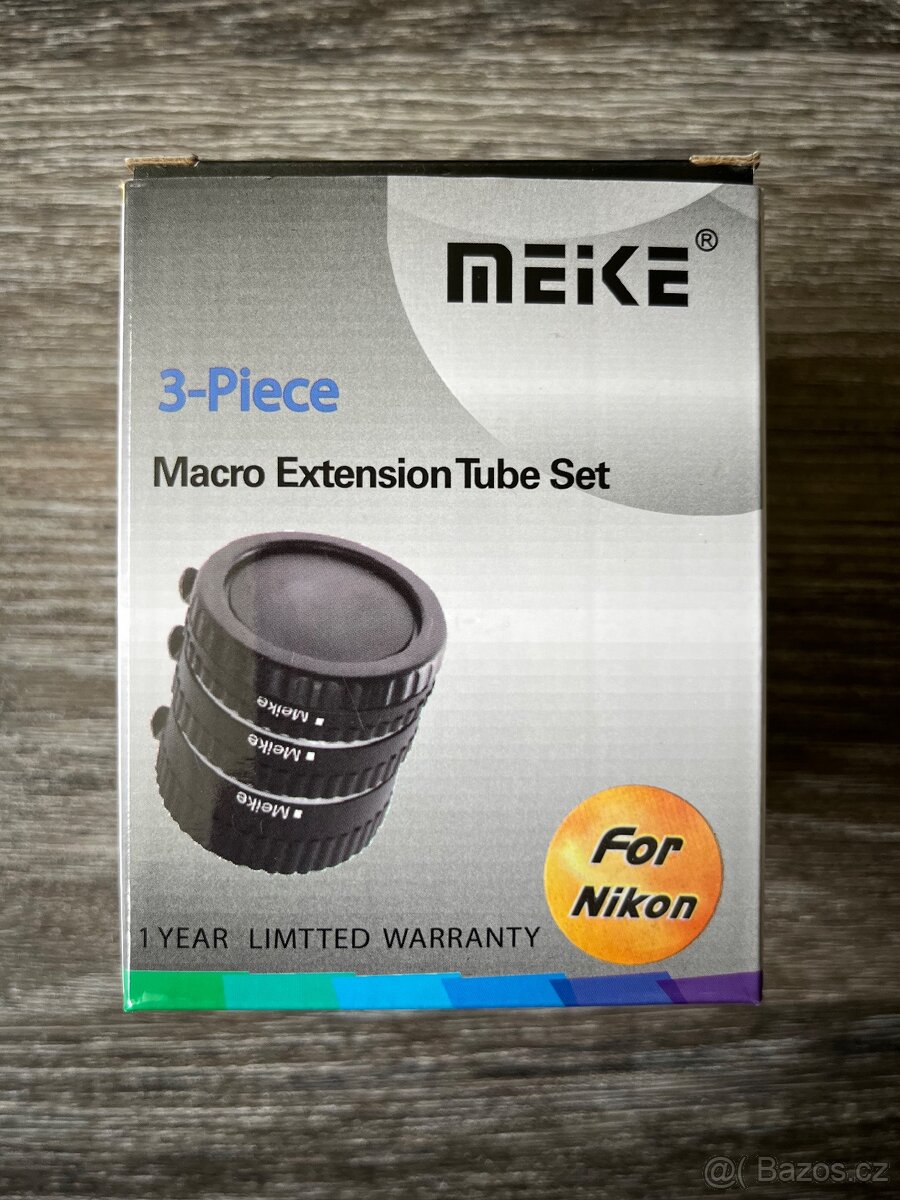 Makro kroužky Meike pro Nikon F