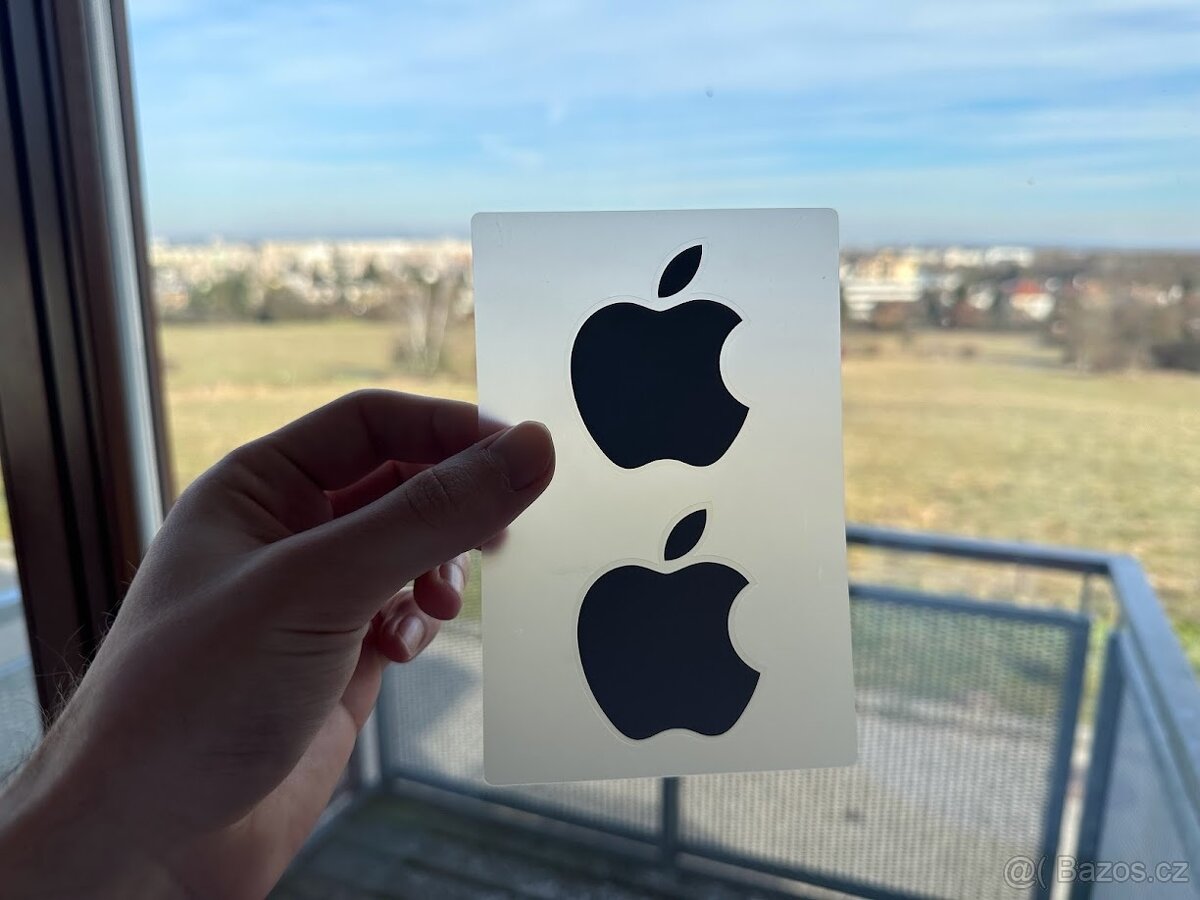 APPLE SPACE GREY ORIGINÁLNÍ NÁLEPKY IHNED K ODBĚRU