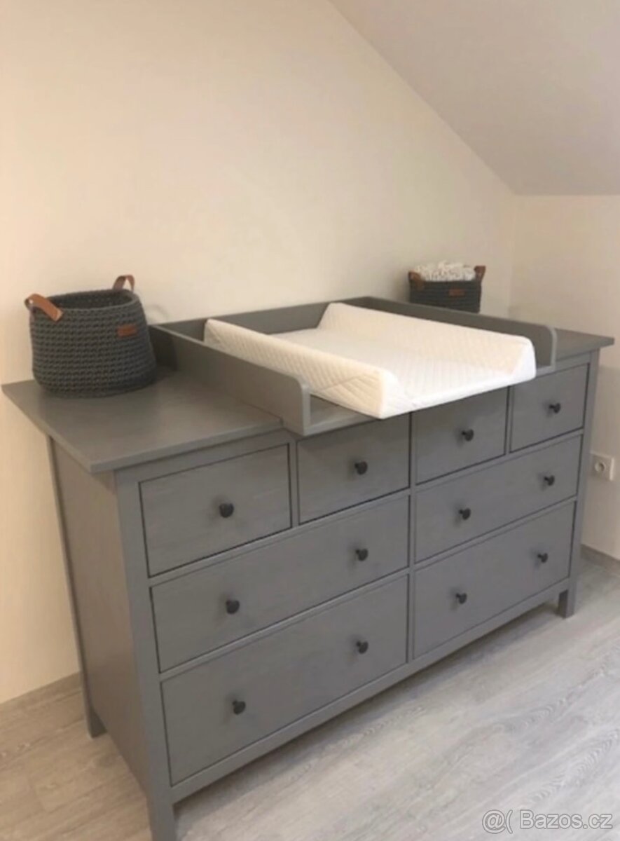 Nový Přebalovací pult nástavec na komodu Hemnes a jiné