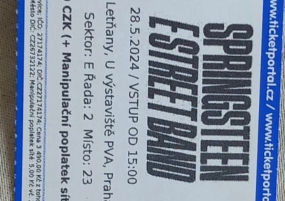 SPRINGSTEEN E STREET BAND - Prague