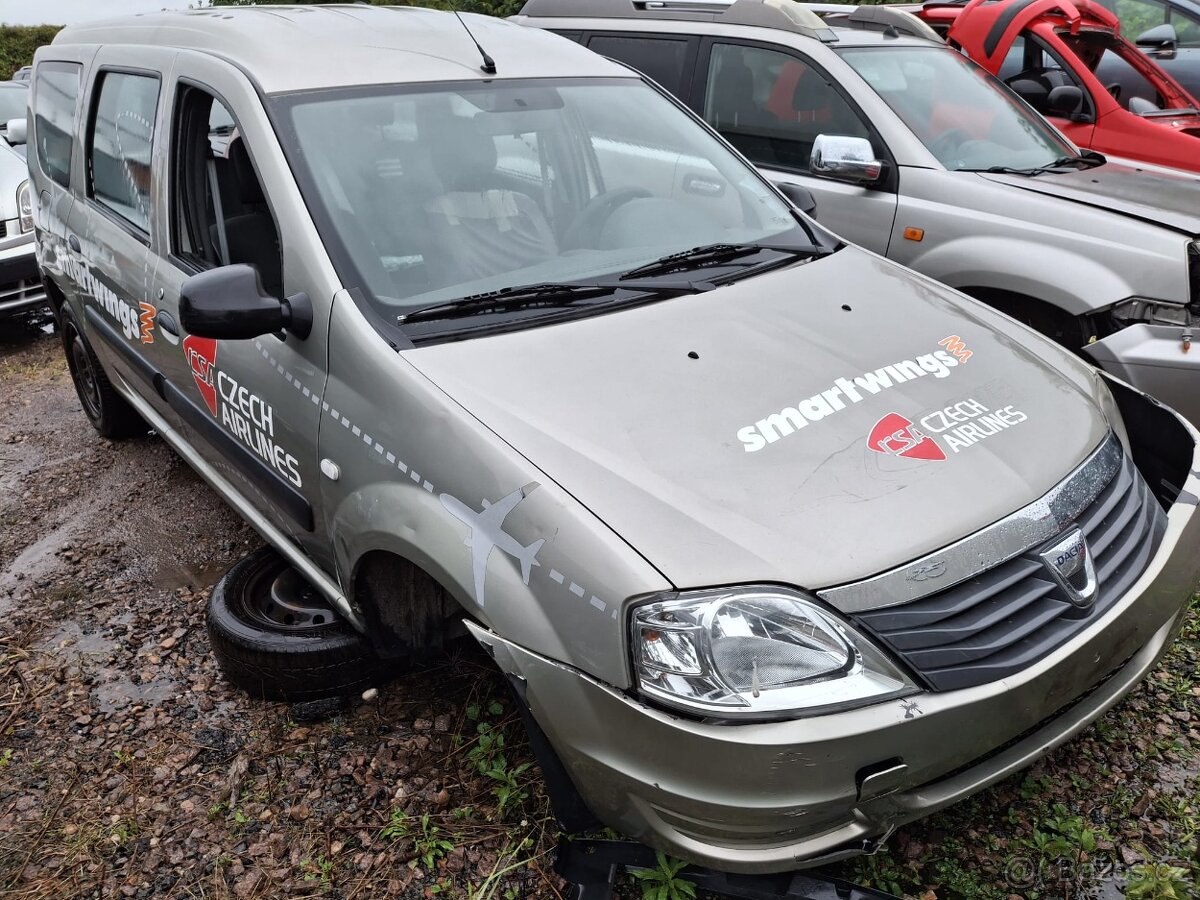 DACIA LOGAN MCV 1.6i, motor K7MA7, nahradni dily, ND
