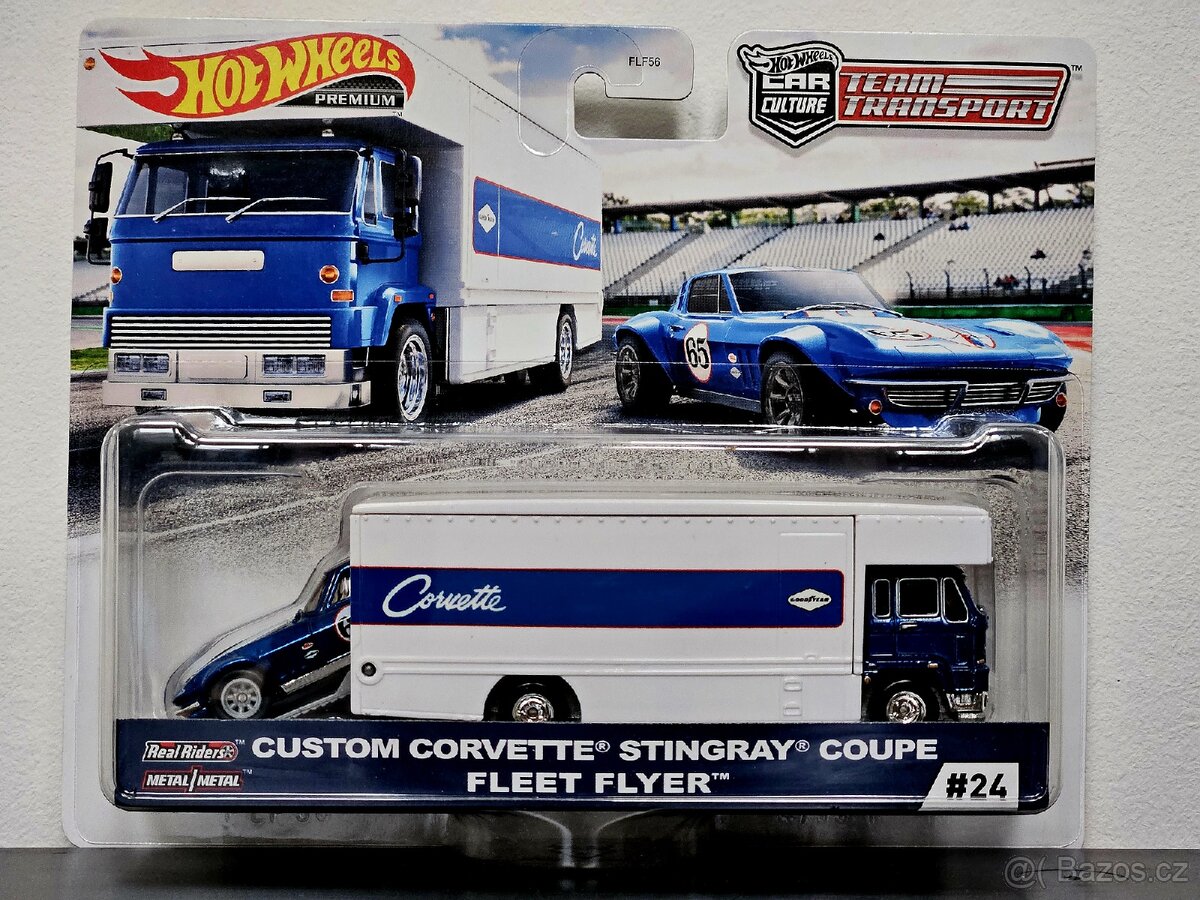 Hot Wheels Team Transport Custom Corvette Coupe Fleet Flyer