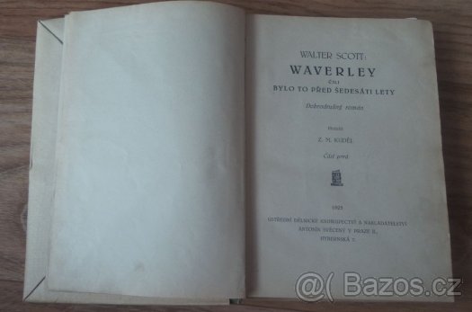 Waverly-část prvá - Walter Scott, 319 str.