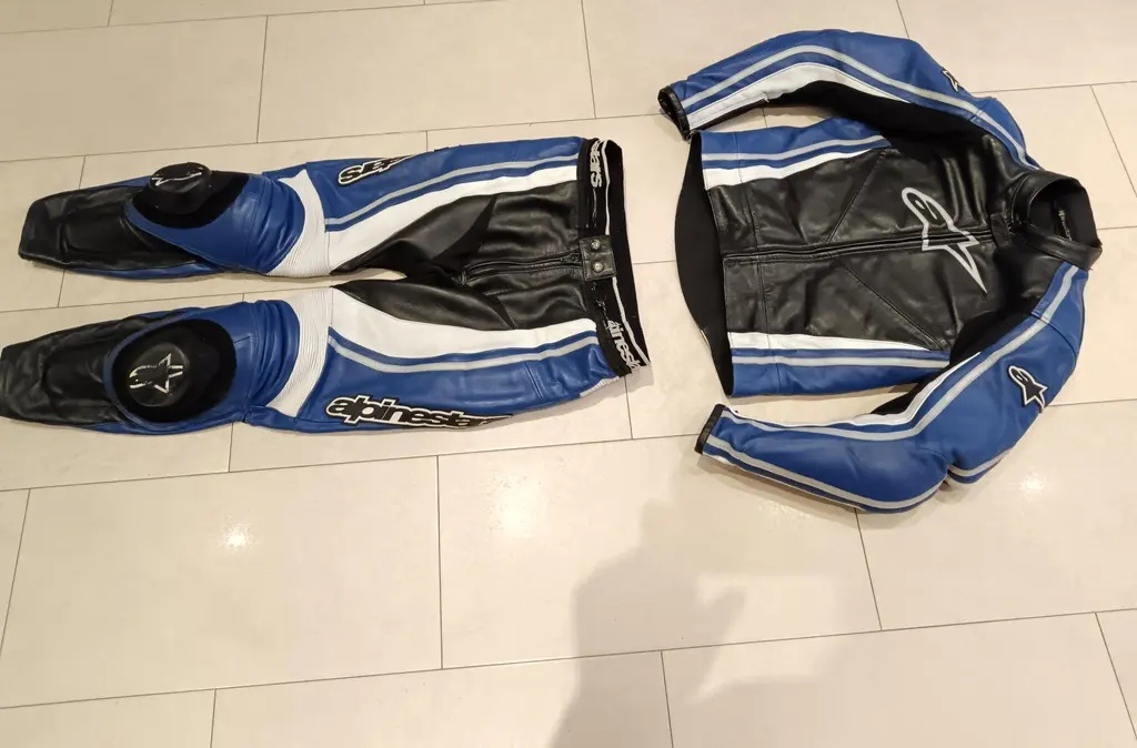 Alpinestars Octane-Pánská kožená moto kombinéza