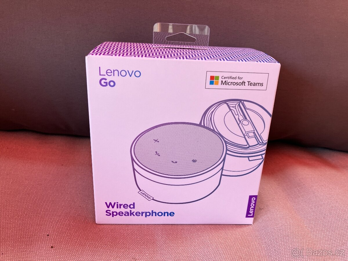 Lenovo Go Wired Speakerphone (Storm Grey)