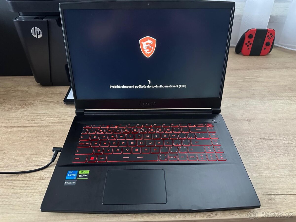 Herní notebook MSI thin GF63