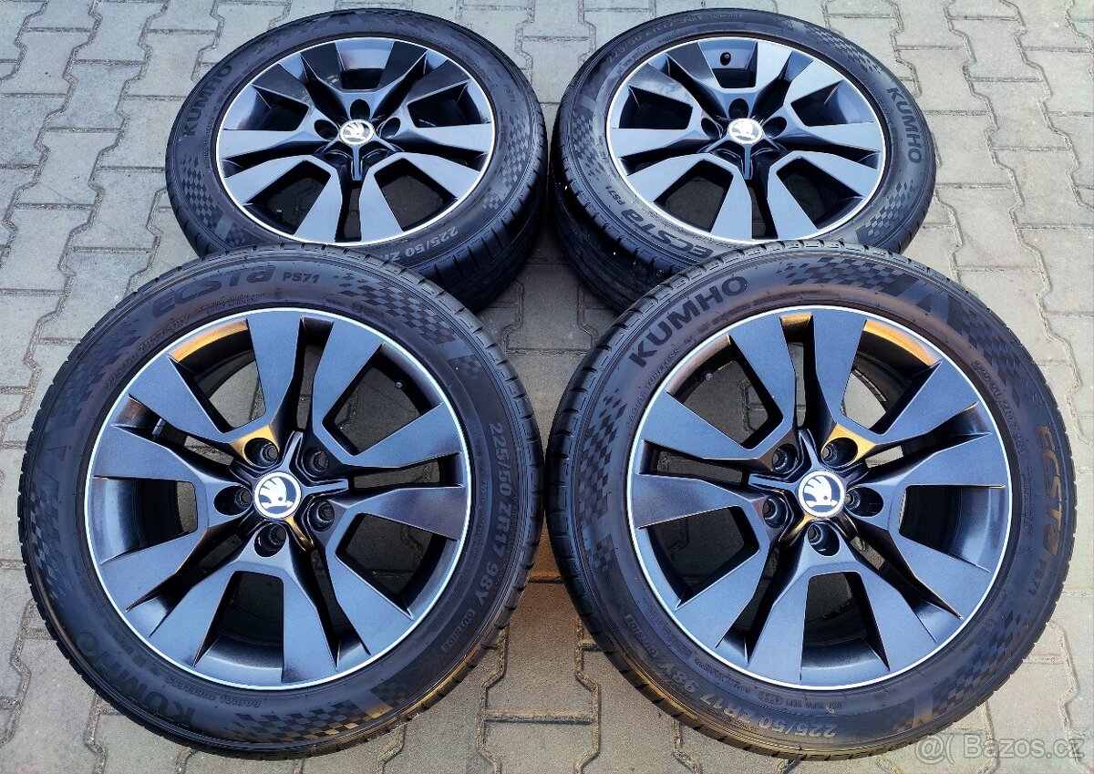 Alu kola originál Škoda Yeti, Octavia Scout 5x112 R17