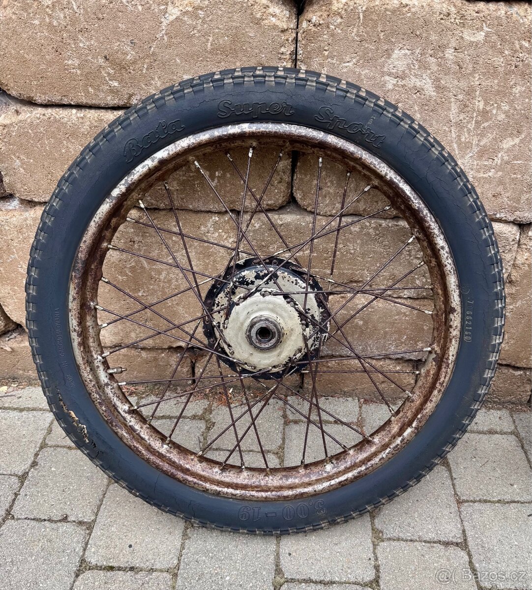 ČZ 175 250 předválečná - přední kolo