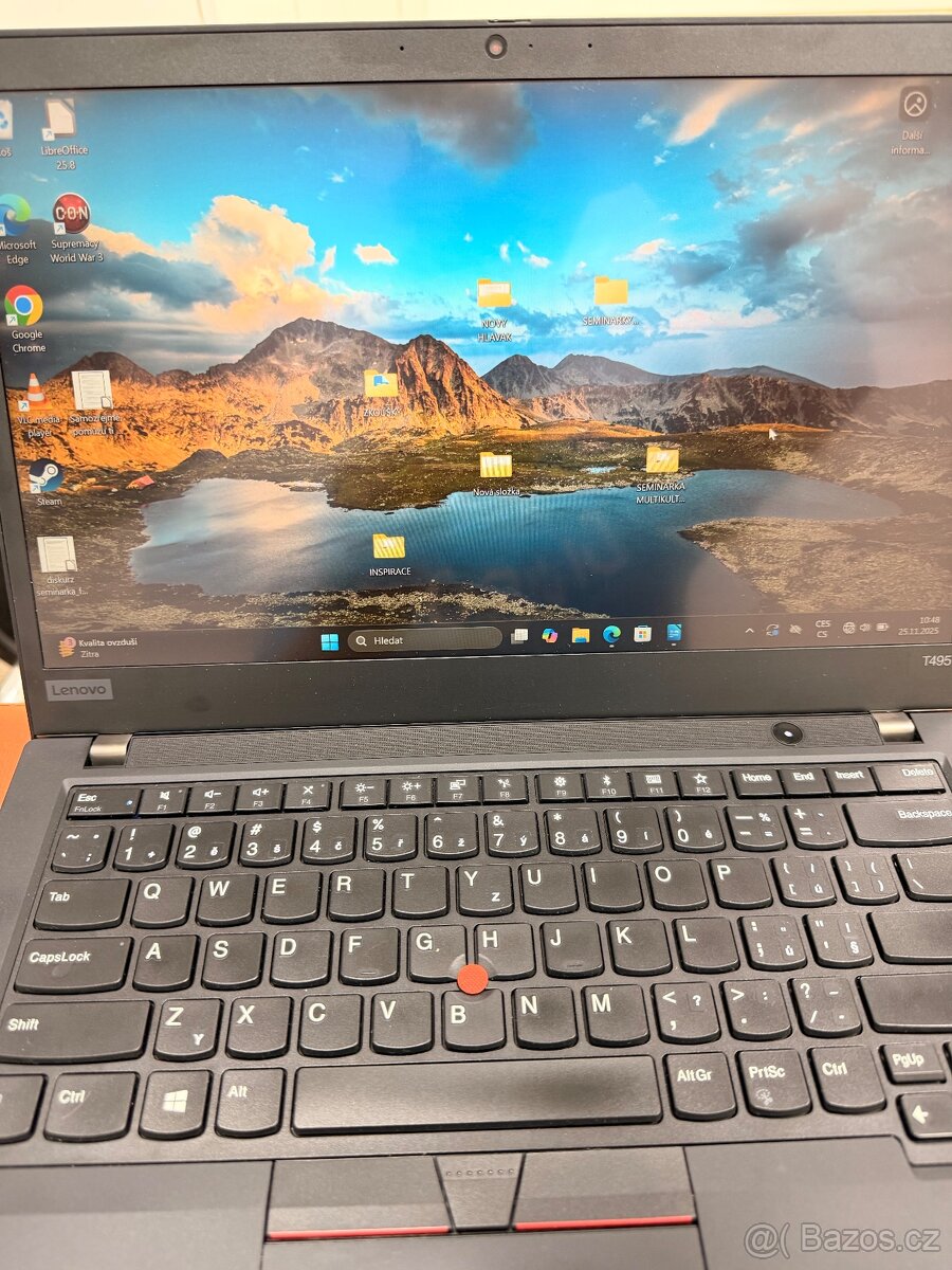 Lenovo ThinkPad T495 Touch (verze s dotykovým displejem)