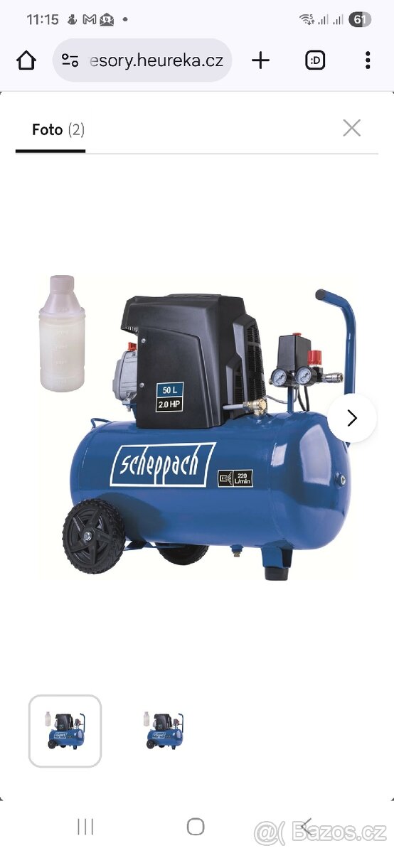 Kompresor Scheppach HC 65