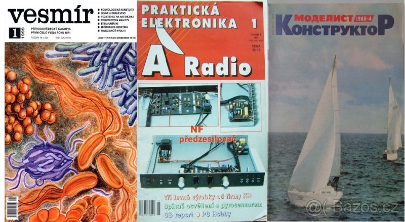 časopisy Vesmír, A Radio a Modelist Konstruktor
