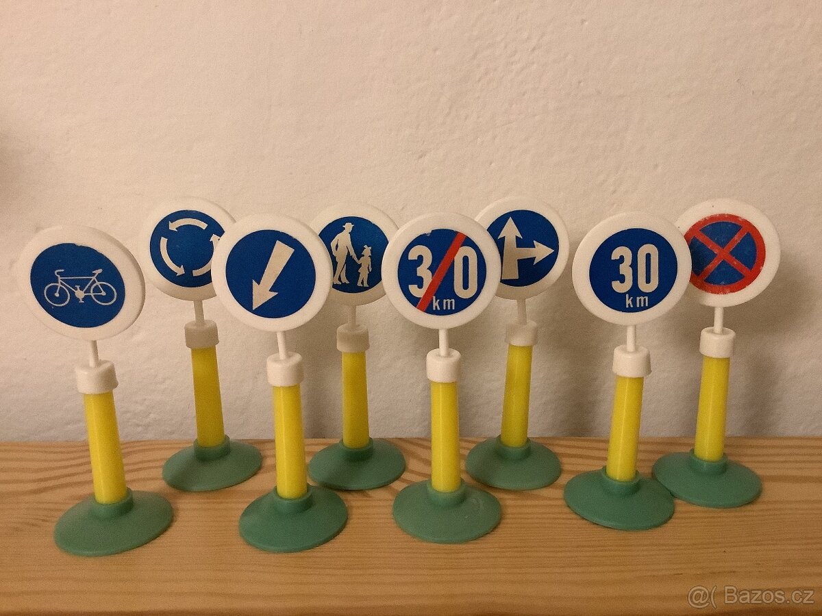 Dětské retro dopravní značky