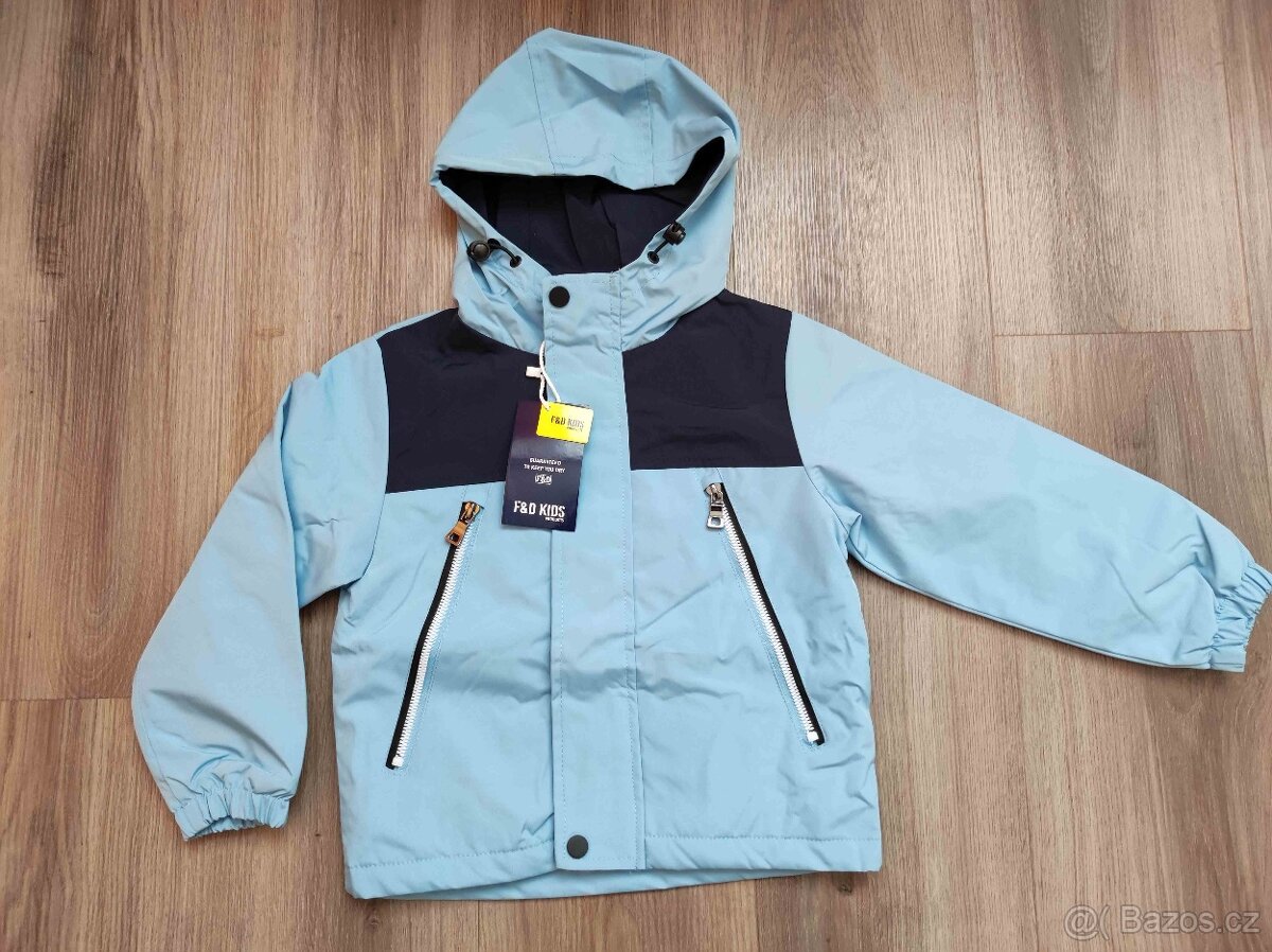 Jarní nepromokavá bunda chlapecká nová
