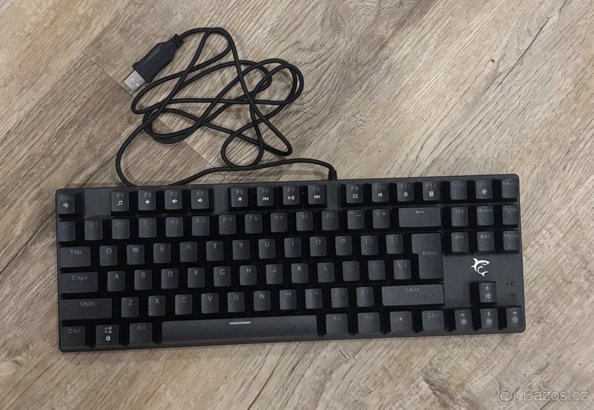 klávesnice white shark