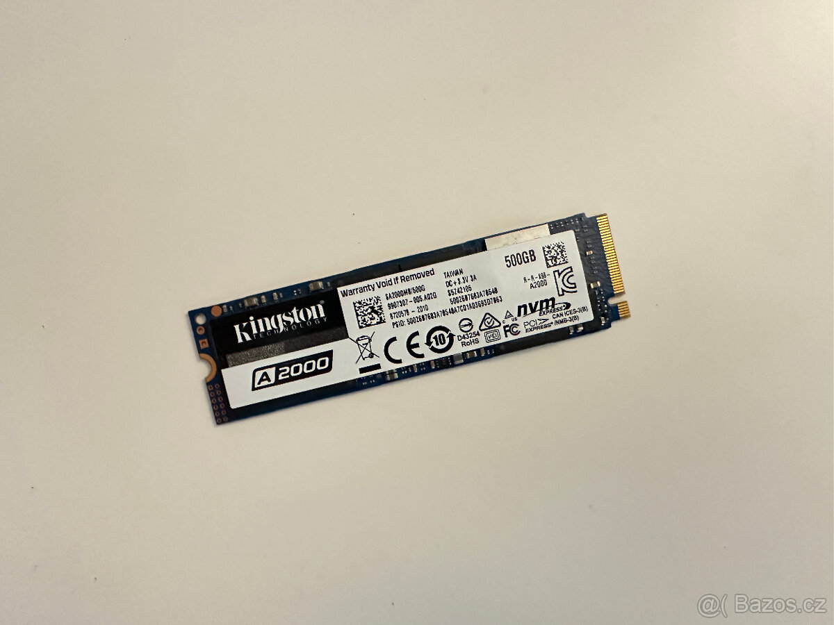 SSD Kingston A2000 500GB NVMe