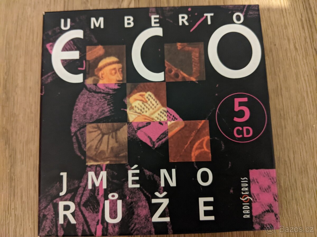 Audio kniha na CD Umbert Eco Jméno růže