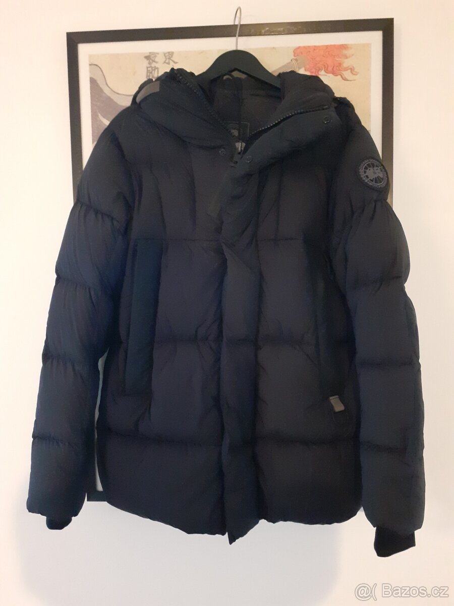 péřová bunda Canada Goose OSBORNE PARKA BLACK LABEL vel. M