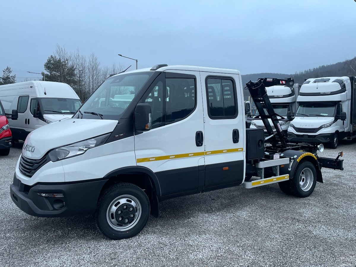 IVECO DAILY 50C16HZD MY24 - 7 míst - nosič kontejnerů CTS 3t