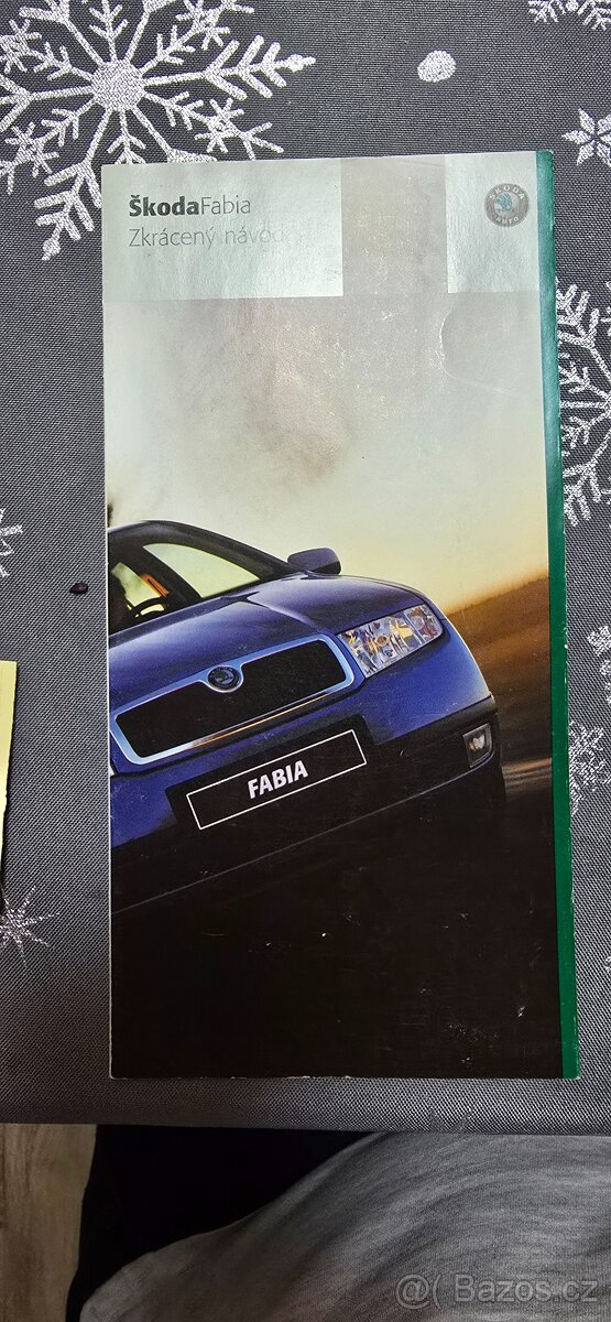Návod k obsluze Fabia I
