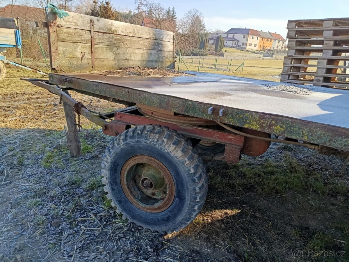Prodám vlek 7 tuna bez spz