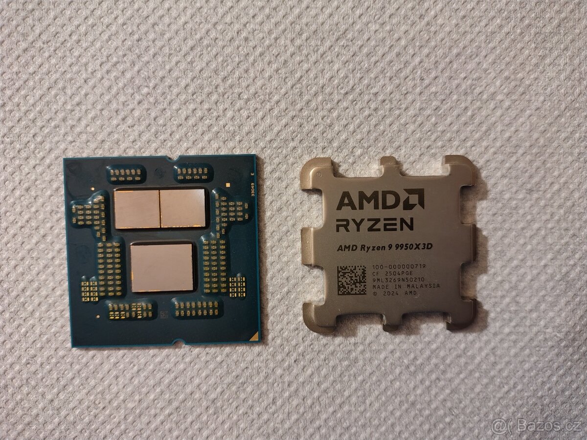 AMD Ryzen 9 9950X3D - delidnuty