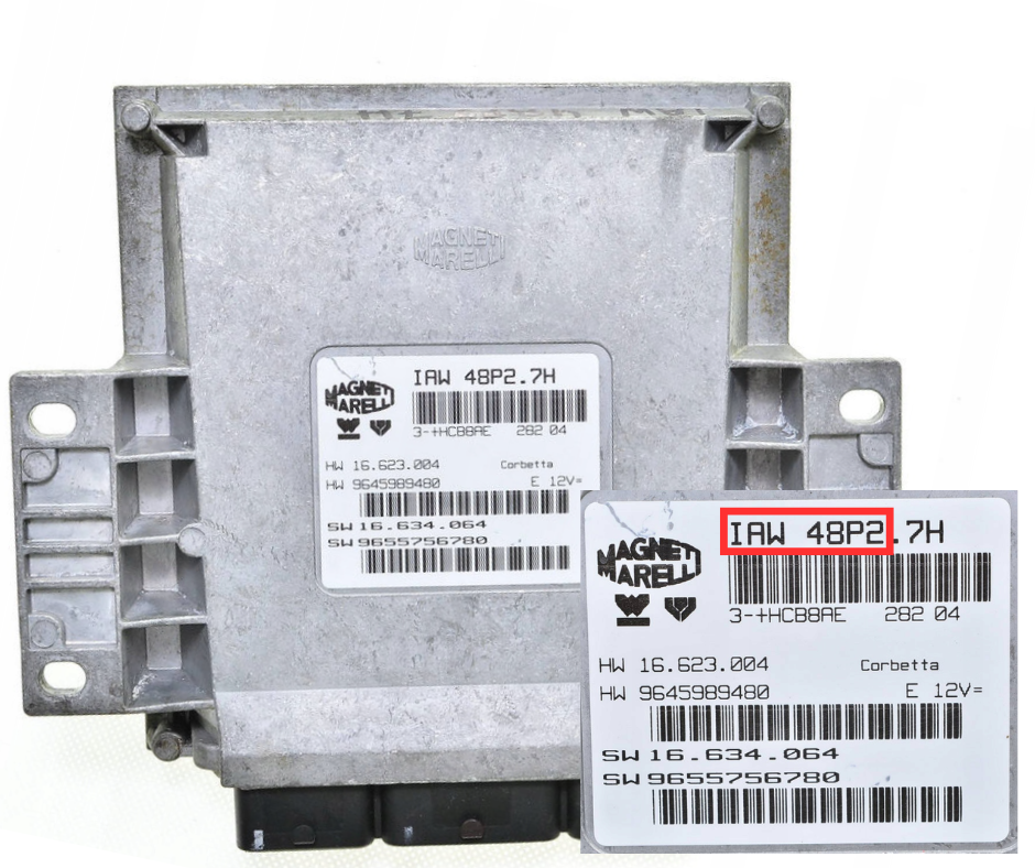 Řídicí jednotky motoru IAW 48P2 pro Peugeot a Citroen