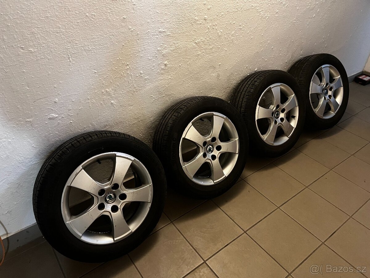 Letni sada pneu 205/55/16, 5112 r16 skoda octavia