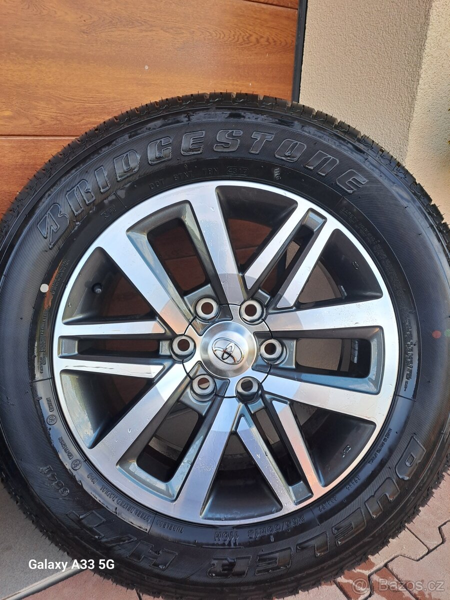 Orig.kompletní kola Toyota Hilux, Land Cruiser