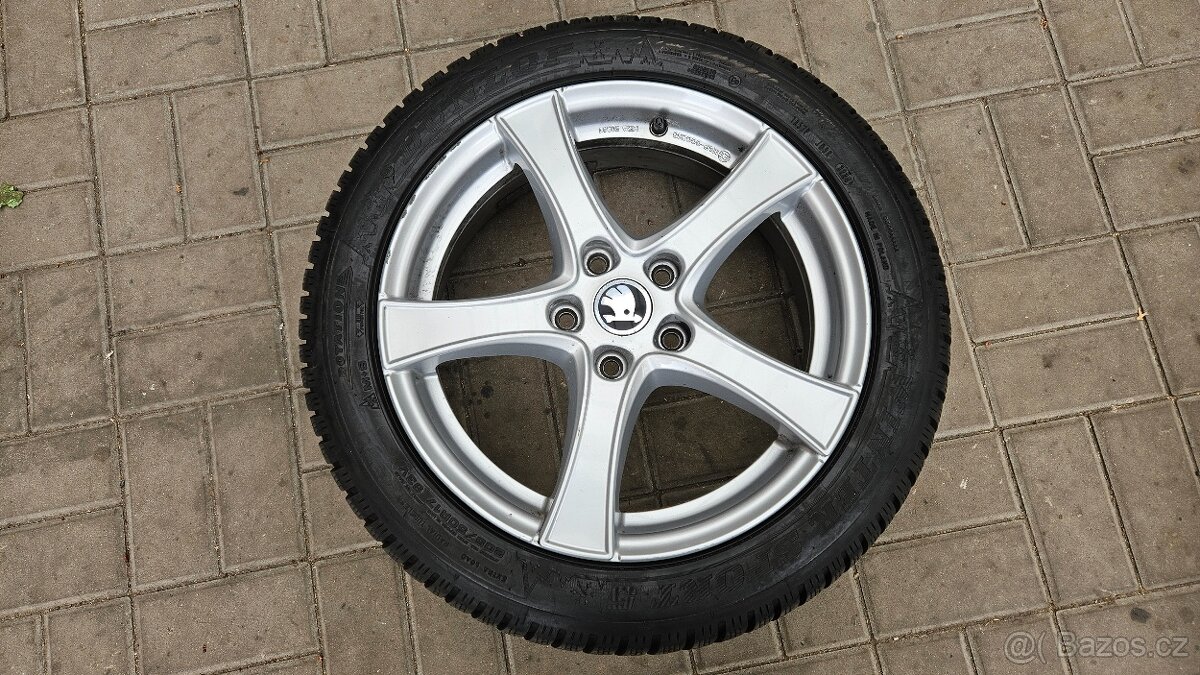 Zimní Sada Alu 5x112 205/50 R17 Škoda Octavia