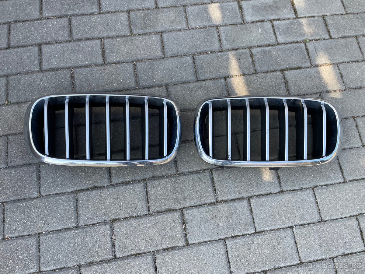 Bmw X6/X5 F16/F15 ledvinky/maska/mrížka/grill originál